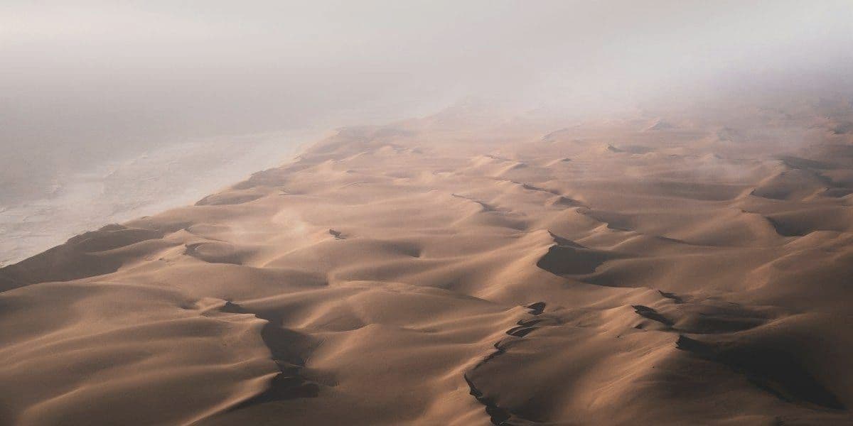 Aerial sand dunes